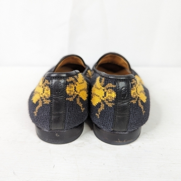 Stubbs & Wootton Needlepoint Bees Loafers Size 5.5 - Picture 7 of 7